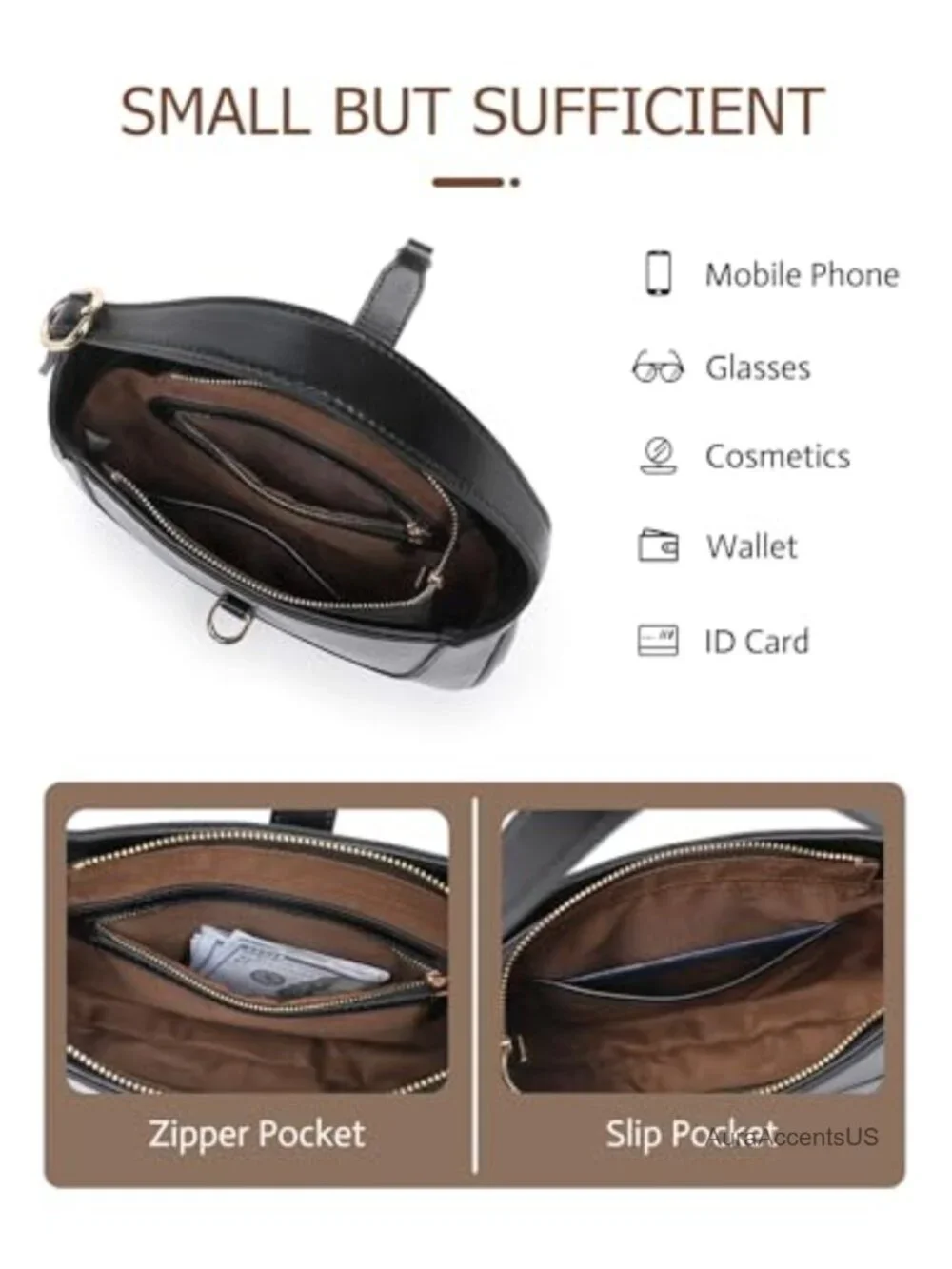 Women's Hobo Handbag Soft Vegan Leather Shoulder Bag Crossbody with Adjustable